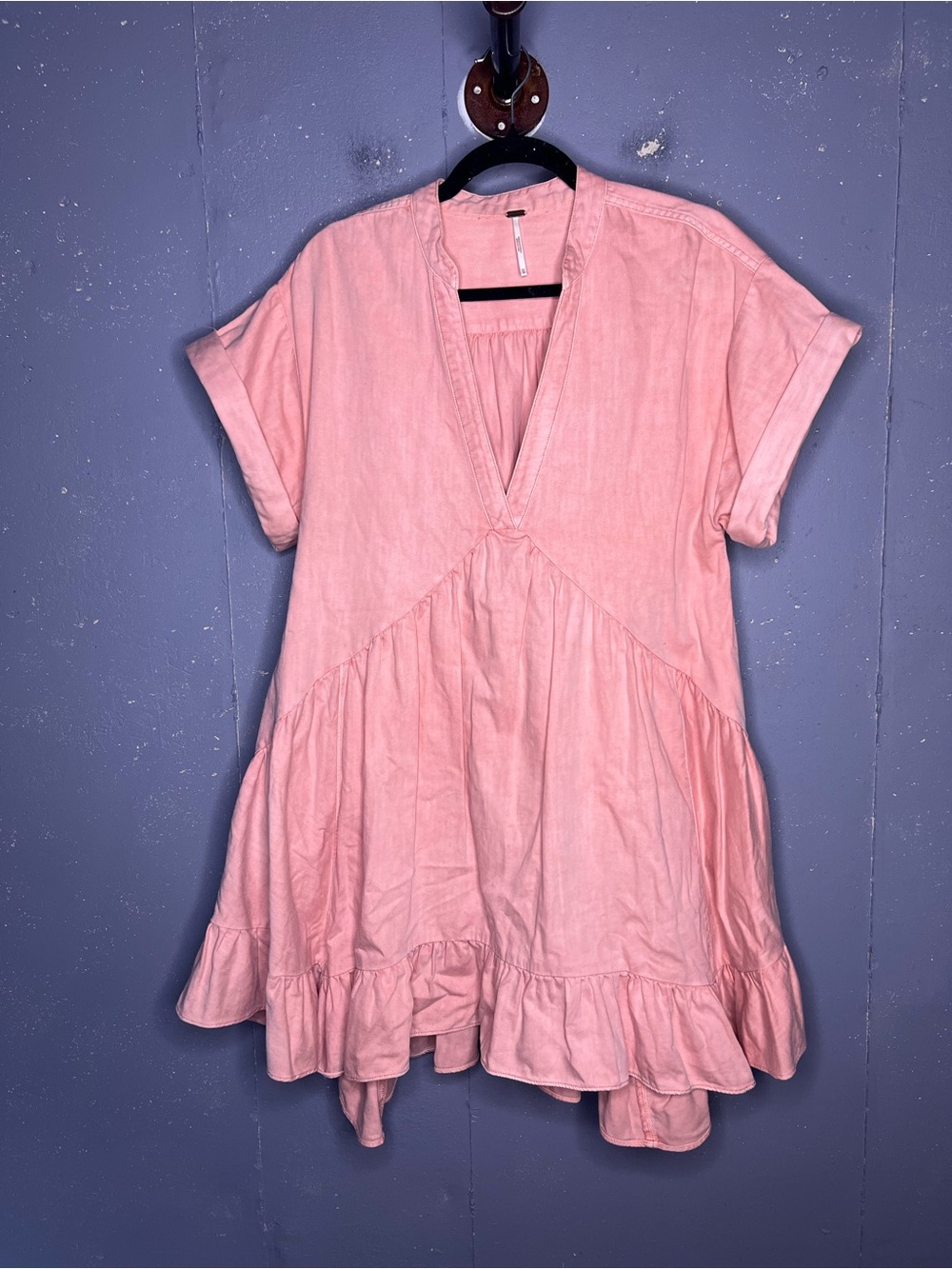 Free People Agnes Denim Dress XS - Picture 3 of 5